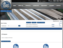 Tablet Screenshot of catalog.iksinc.com